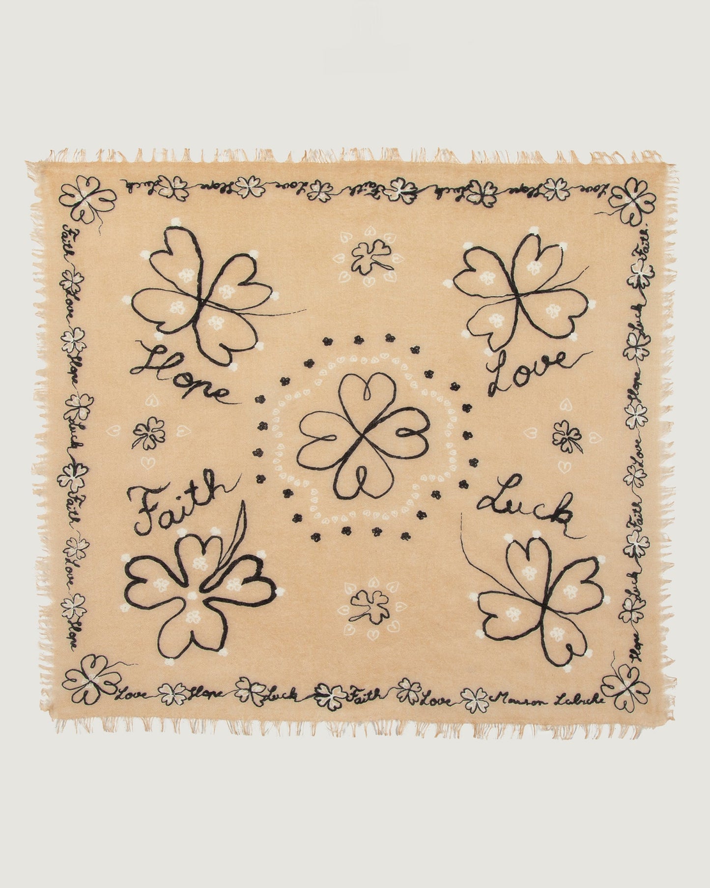 Pièce Bandana Bourdalou Cachemire