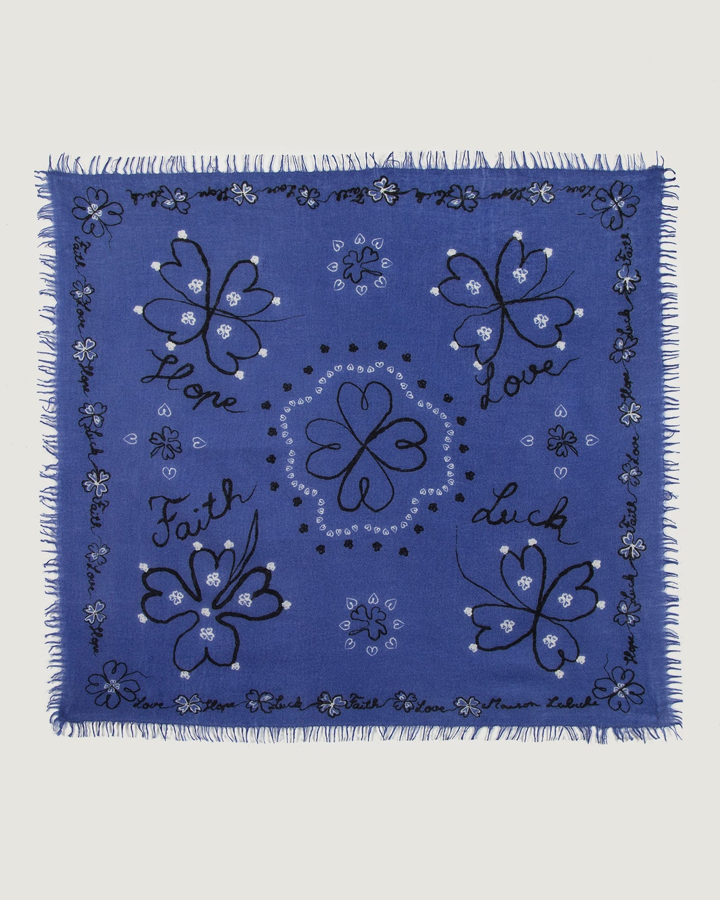 Pièce Bandana Bourdalou Cachemire