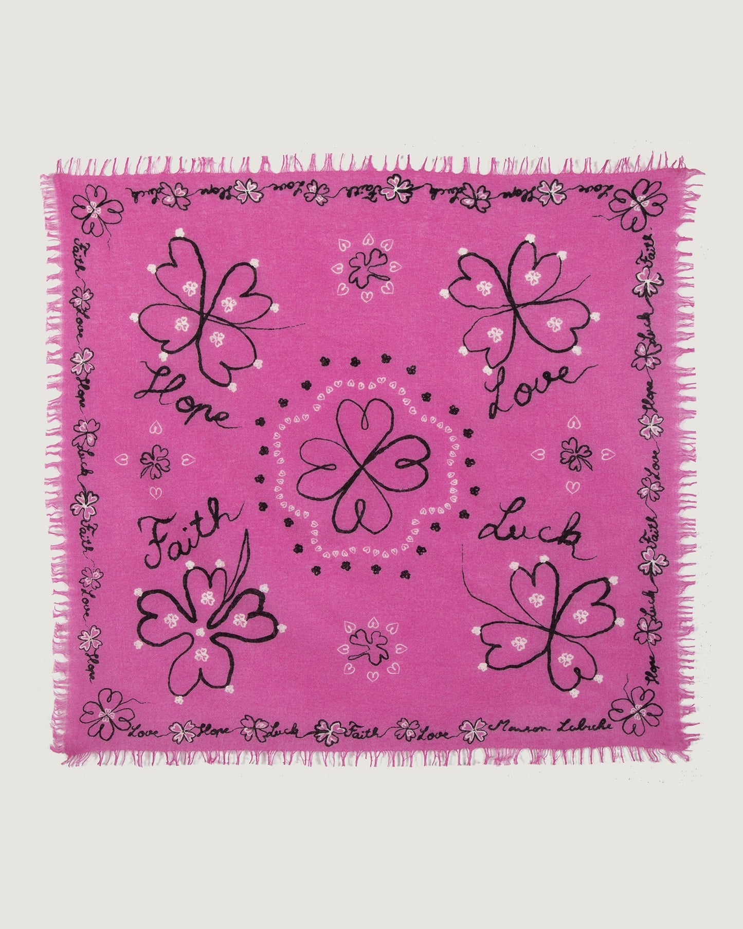 Pièce Bandana Bourdalou Cachemire
