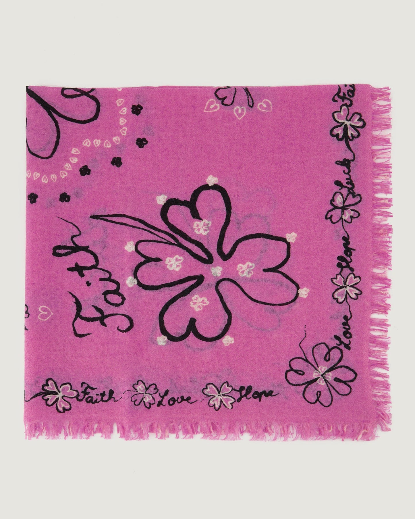 Pièce Bandana Bourdalou Cachemire