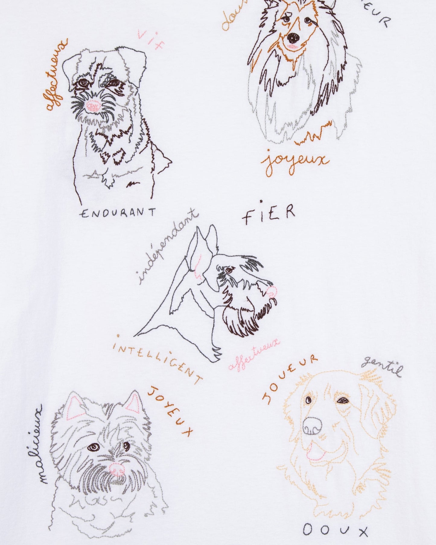 T-shirt Bainville Dogs