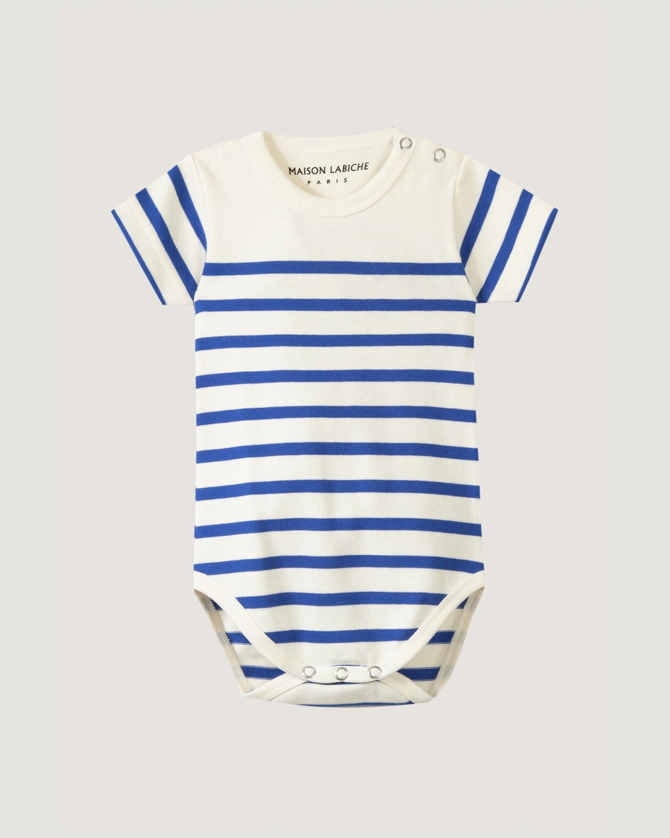 personalizable malo short-sleeved sailor shirt#color_ivory-blue