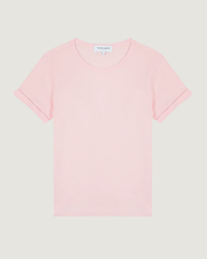 personalizable womens poitou t-shirt#color_english-pink