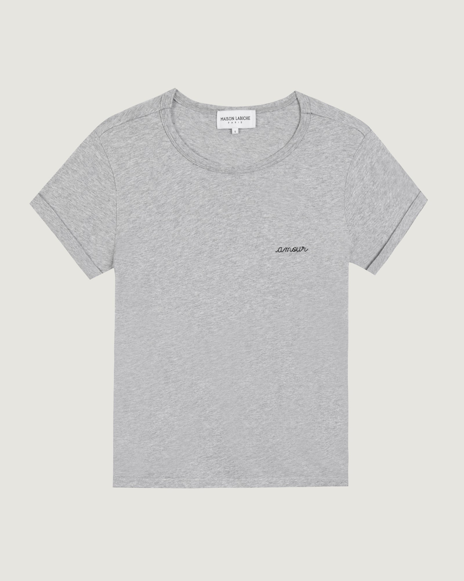 "amour" poitou t-shirt#color_light-heather-grey
