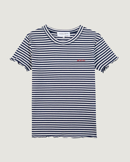 "oh la la !" folies ribbed t-shirt#color_off-white-navy
