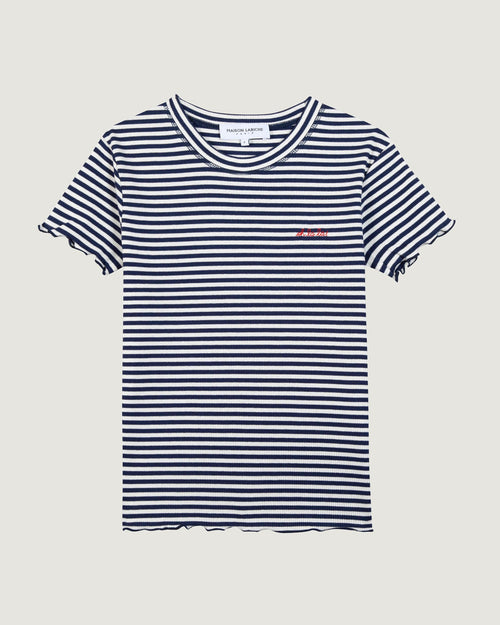 "oh la la !" folies ribbed t-shirt#color_off-white-navy