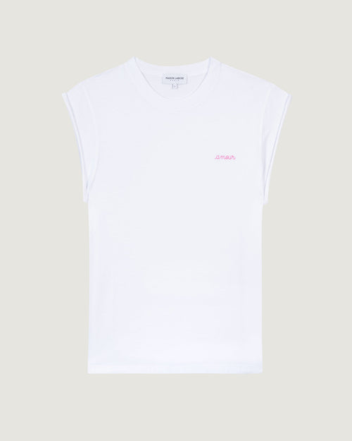 "amour" sedaine t-shirt#color_white