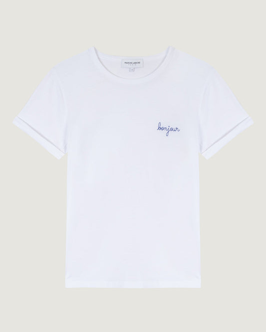 "bonjour" poitou t-shirt#color_white