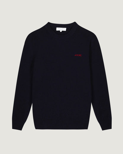 Pull Grand Cerf Laine