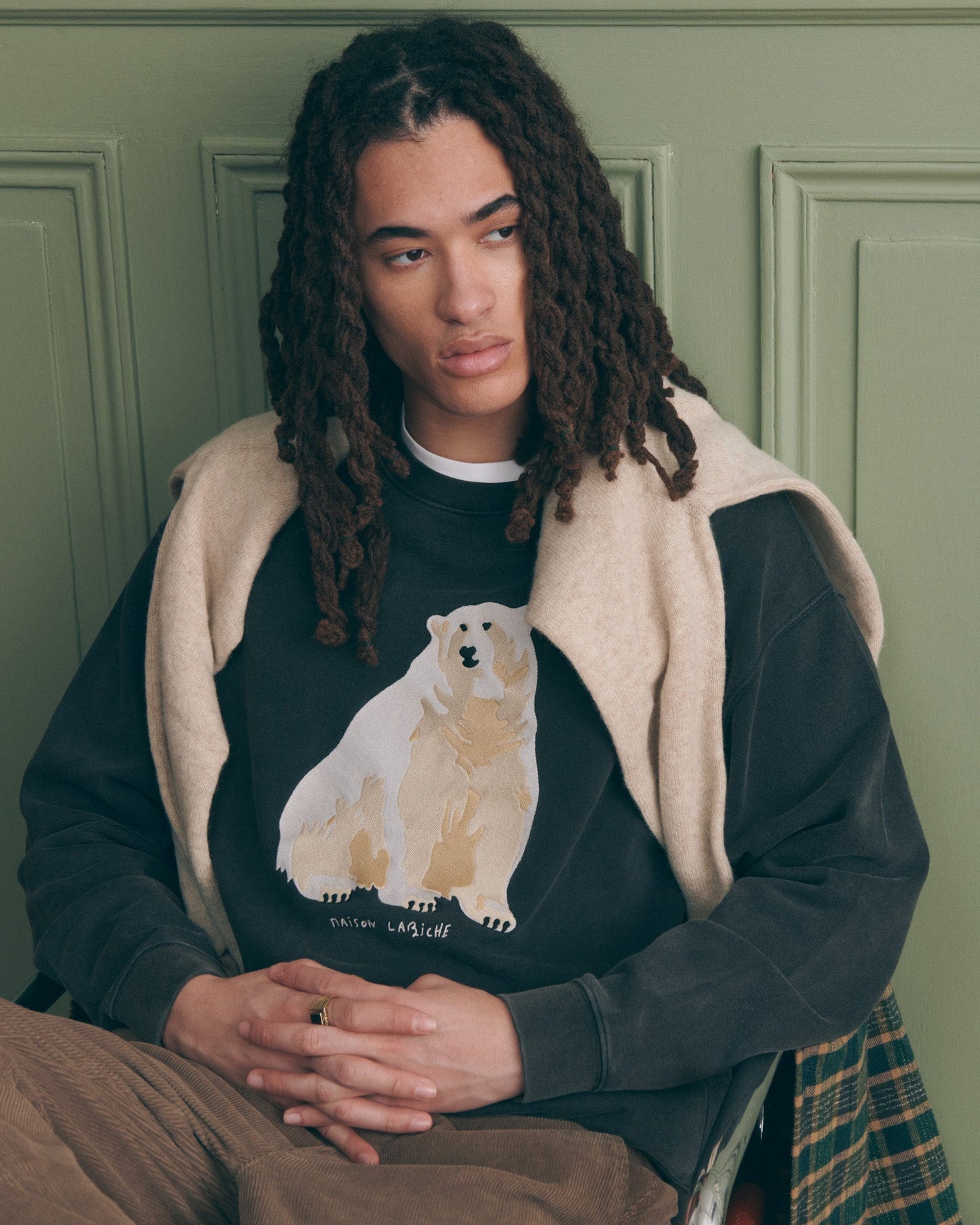Sweat à capuche Ledru Polar