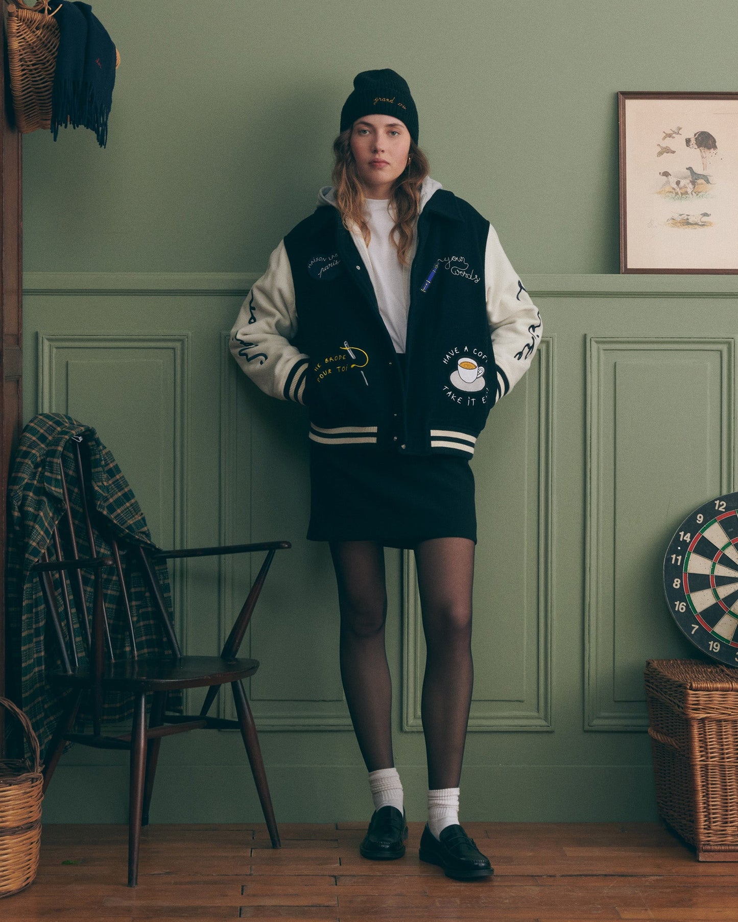 Veste Teddy Nicot Laine