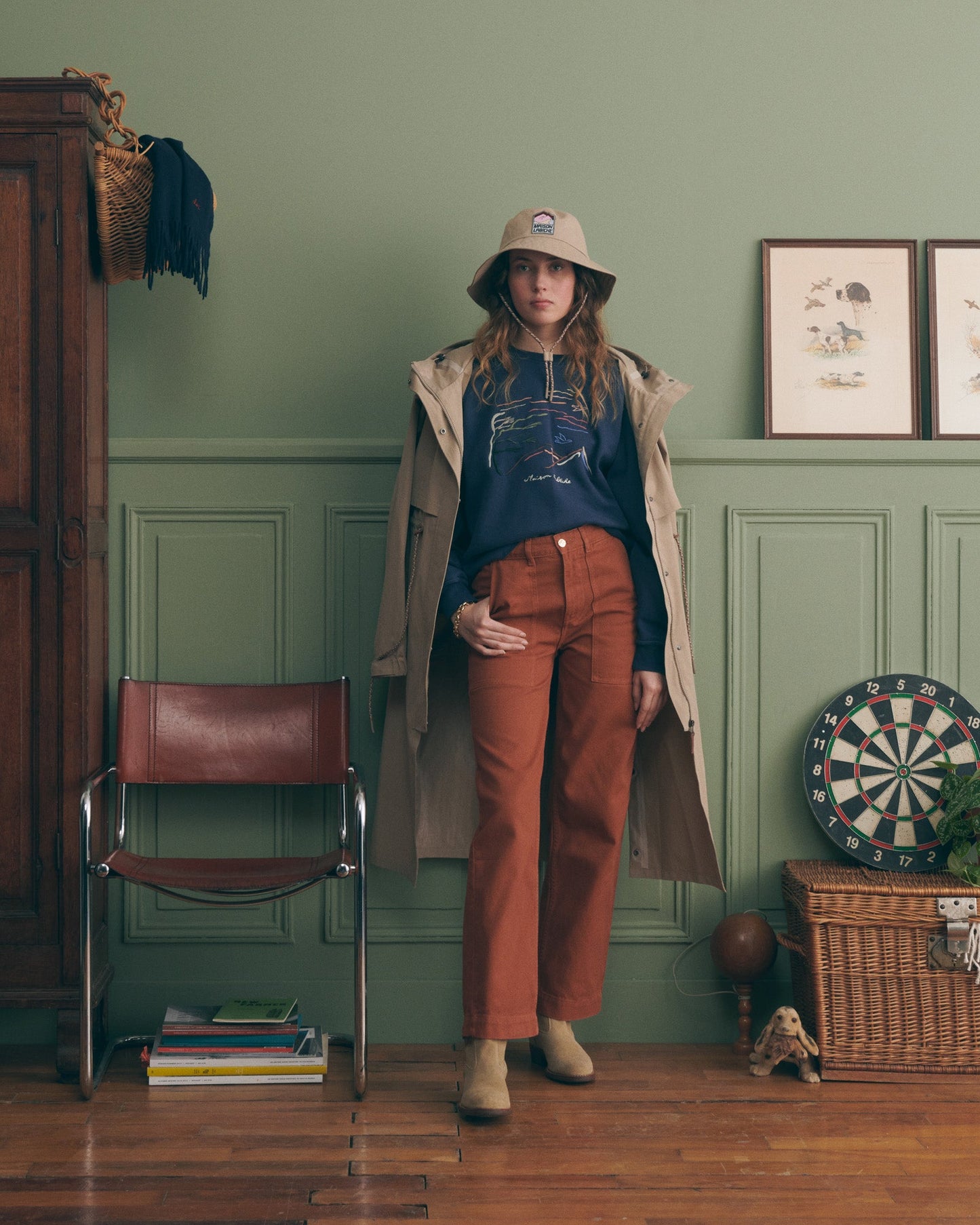 Pantalon Chevreuil En Coton
