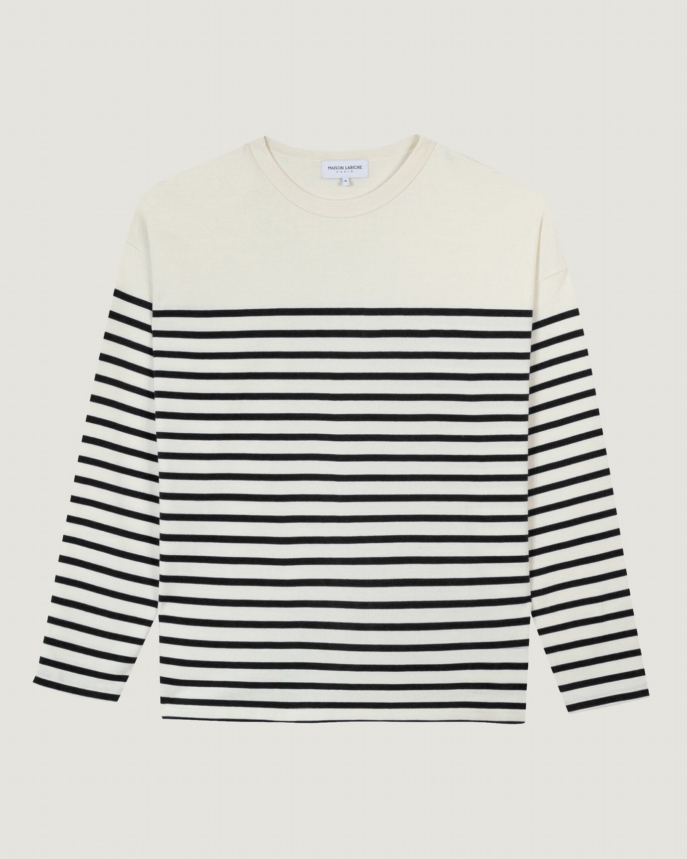 mens personalizable montpar sailor shirt#color_ivory-black