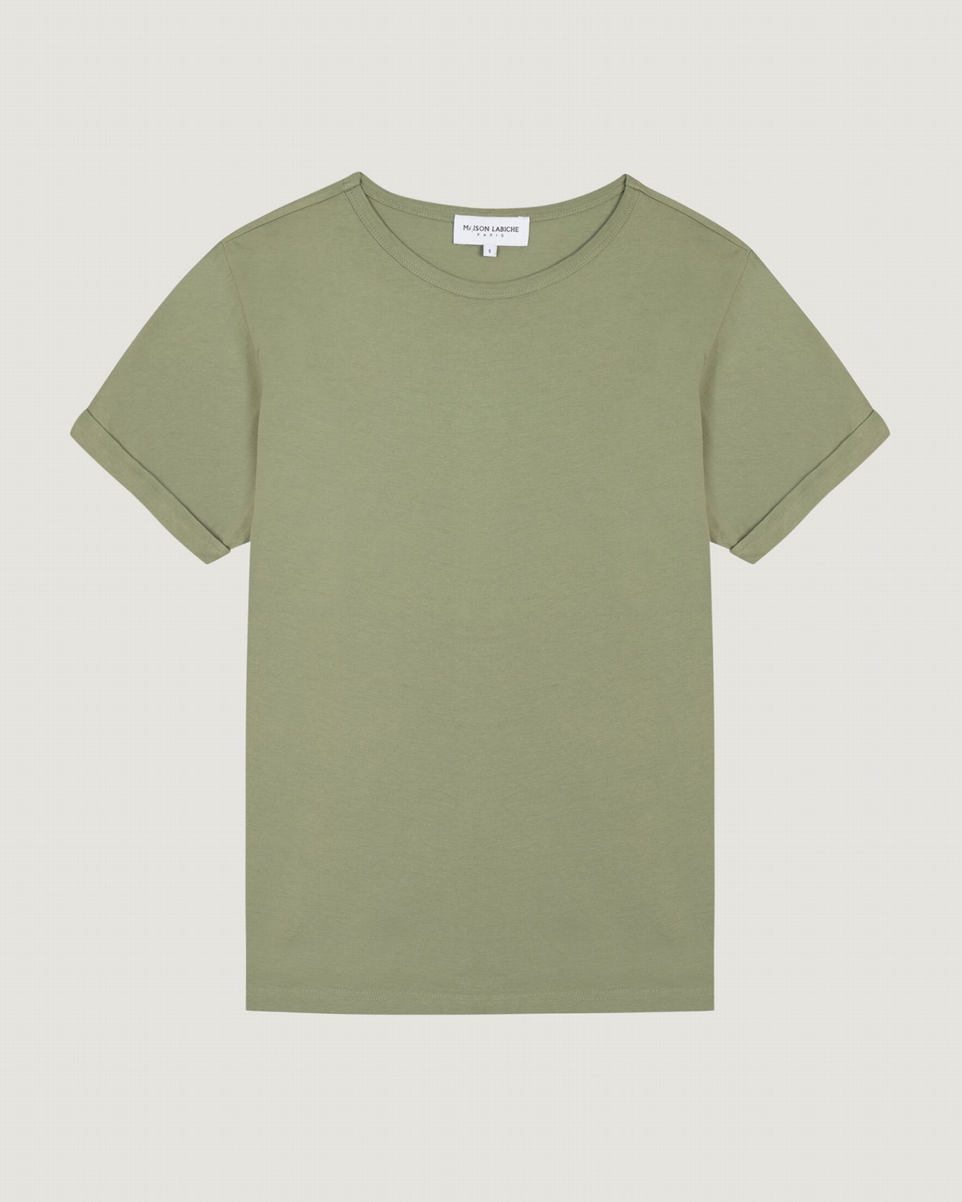 personalizable mens poitou t-shirt#color_olive-green
