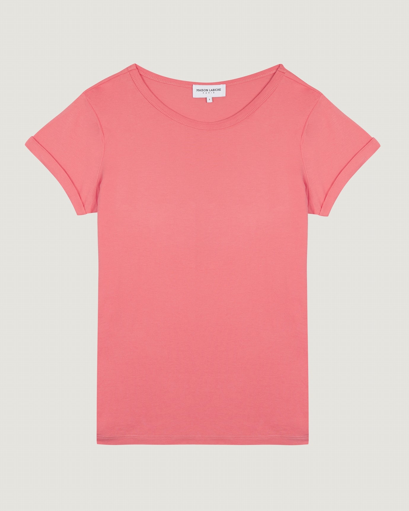 personalizable womens poitou t-shirt#color_coral