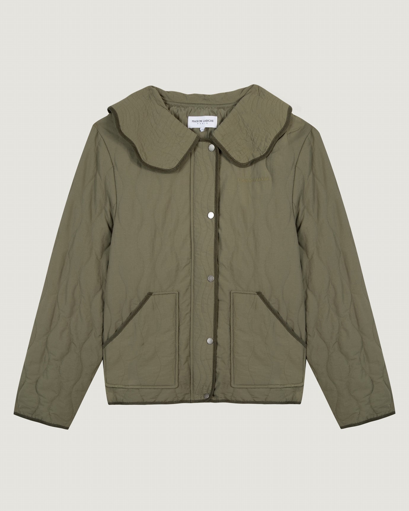 the maison labiche leibniz jacket#color_khaki